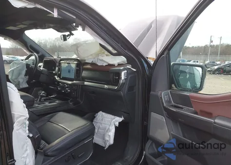 2022 Ford F-150 Lariat z USA, uszkodzony, nr VIN 1FTFW1ED3NFA42693